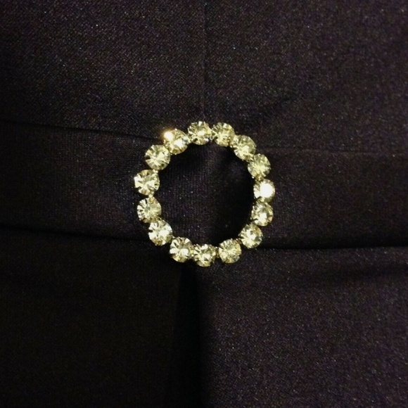 $160 David Tutura/Gather&Gown 562 Satin Hi-Low Bridesmaid Dress Aubergine~10 - Picture 4 of 11